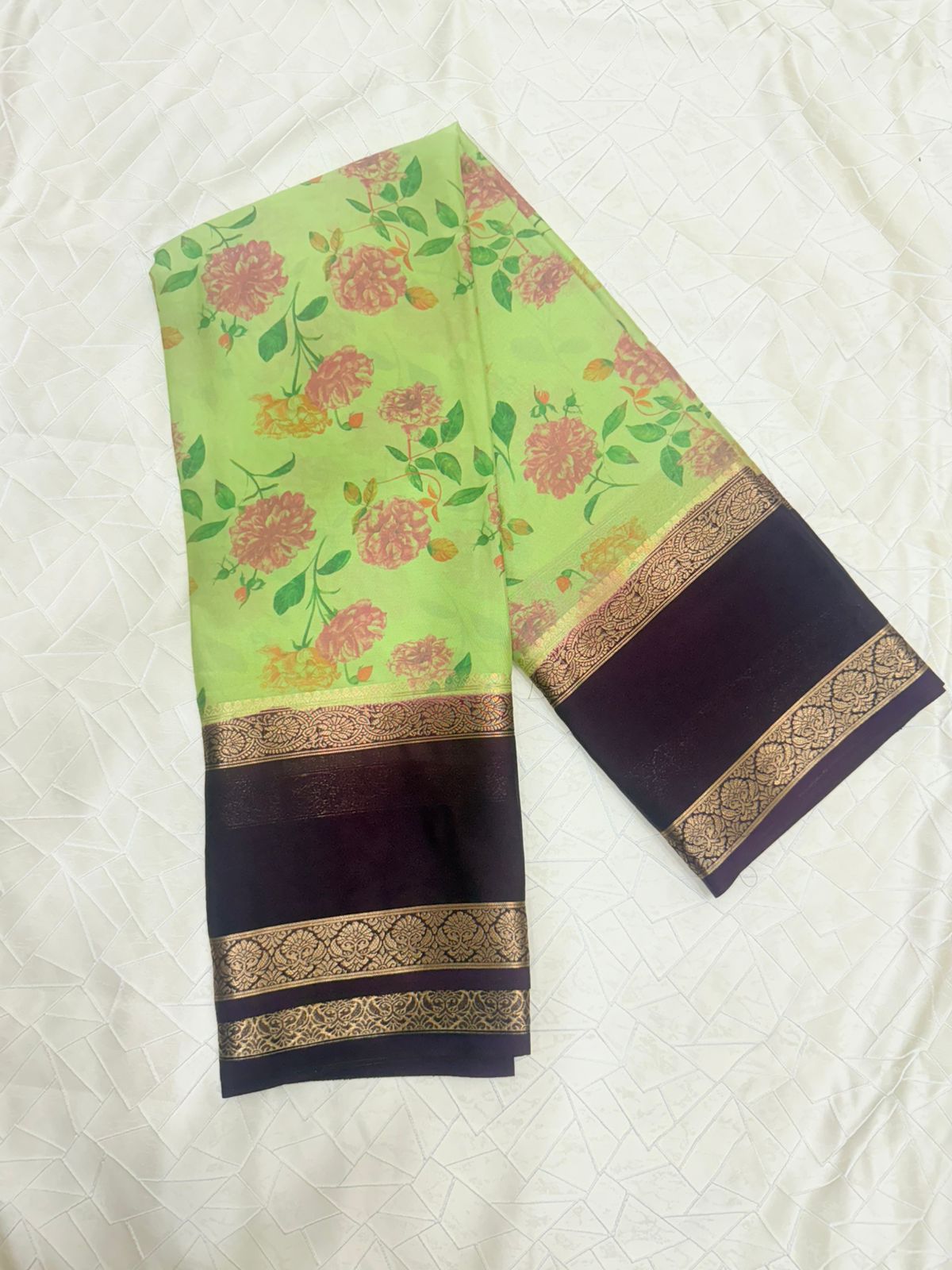 Semi Crepe Silk Sarees