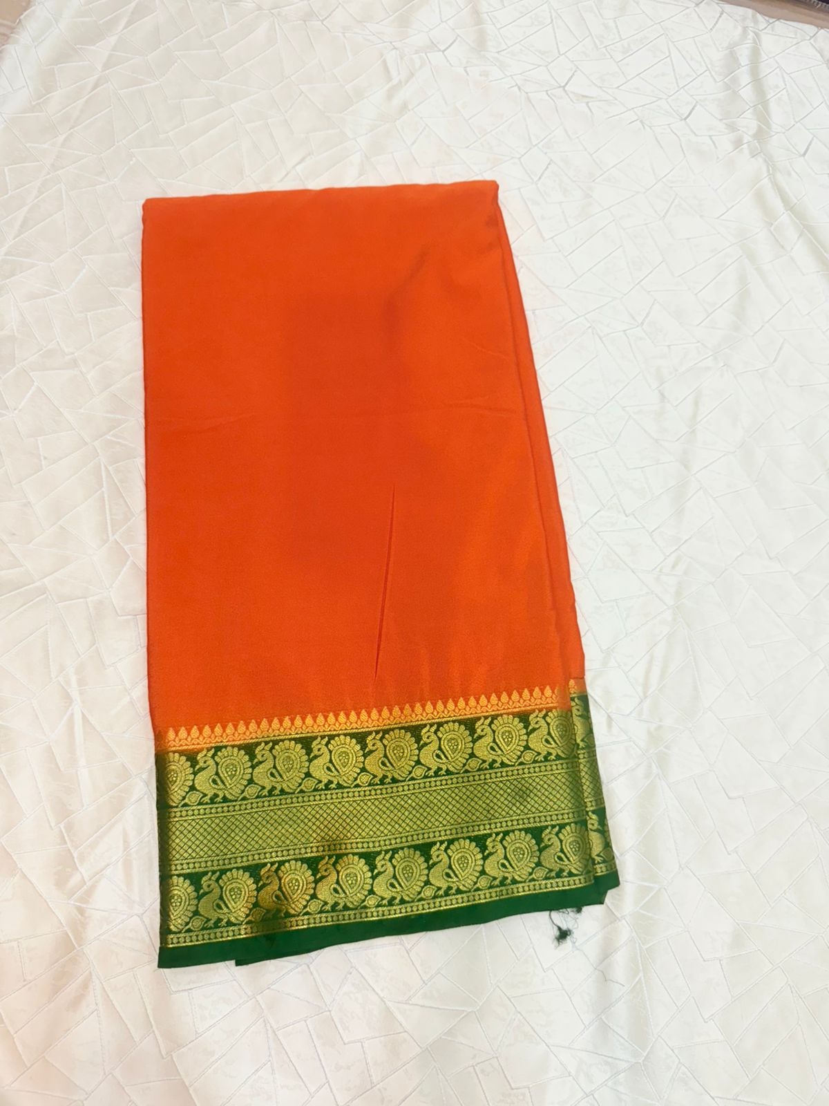 Semi Mysore Silk Sarees