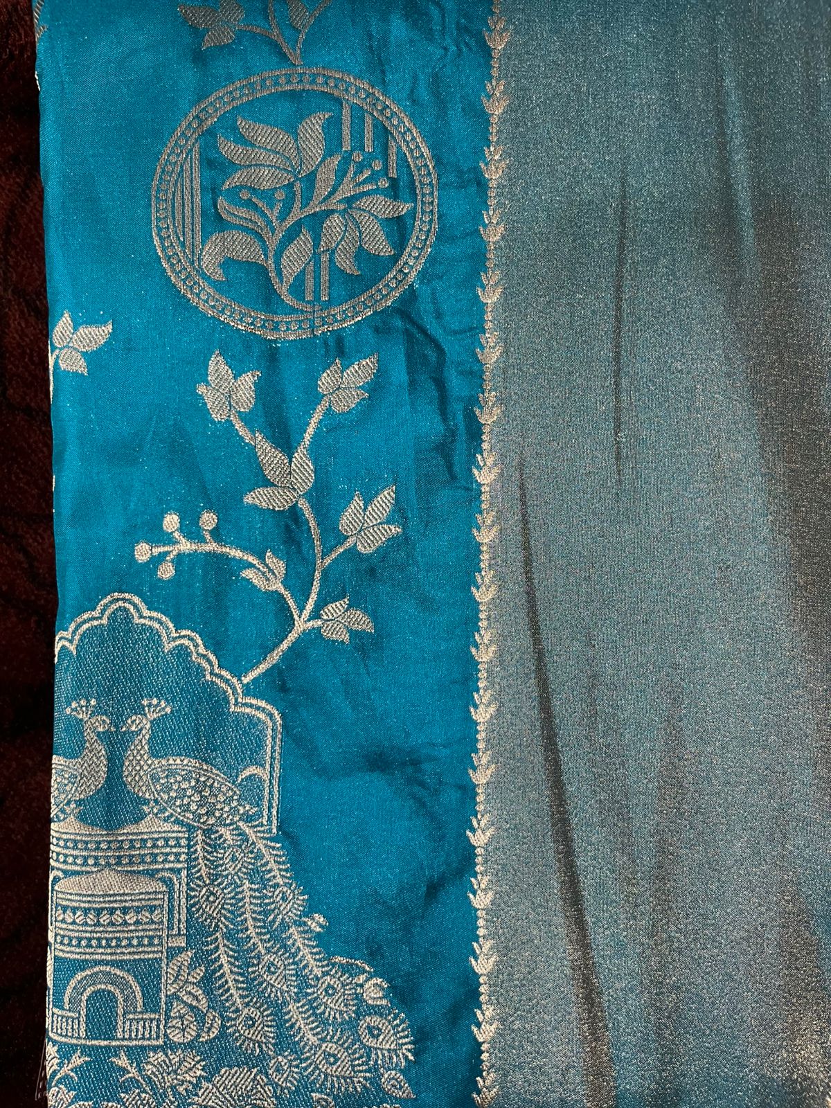 Viscose silk sarees